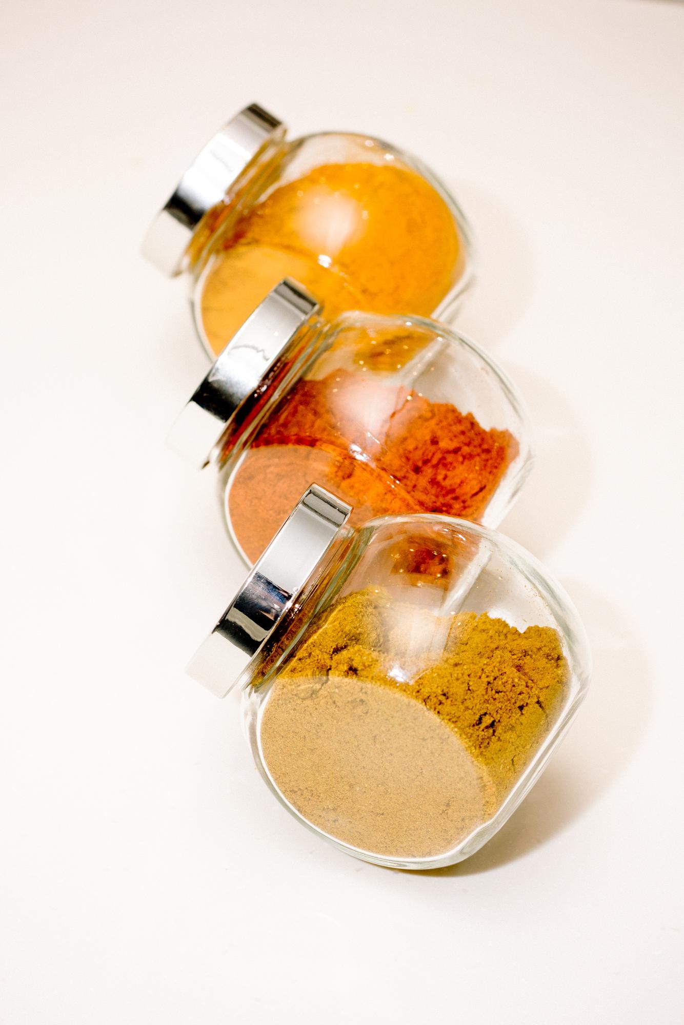 Specialty spice shop display